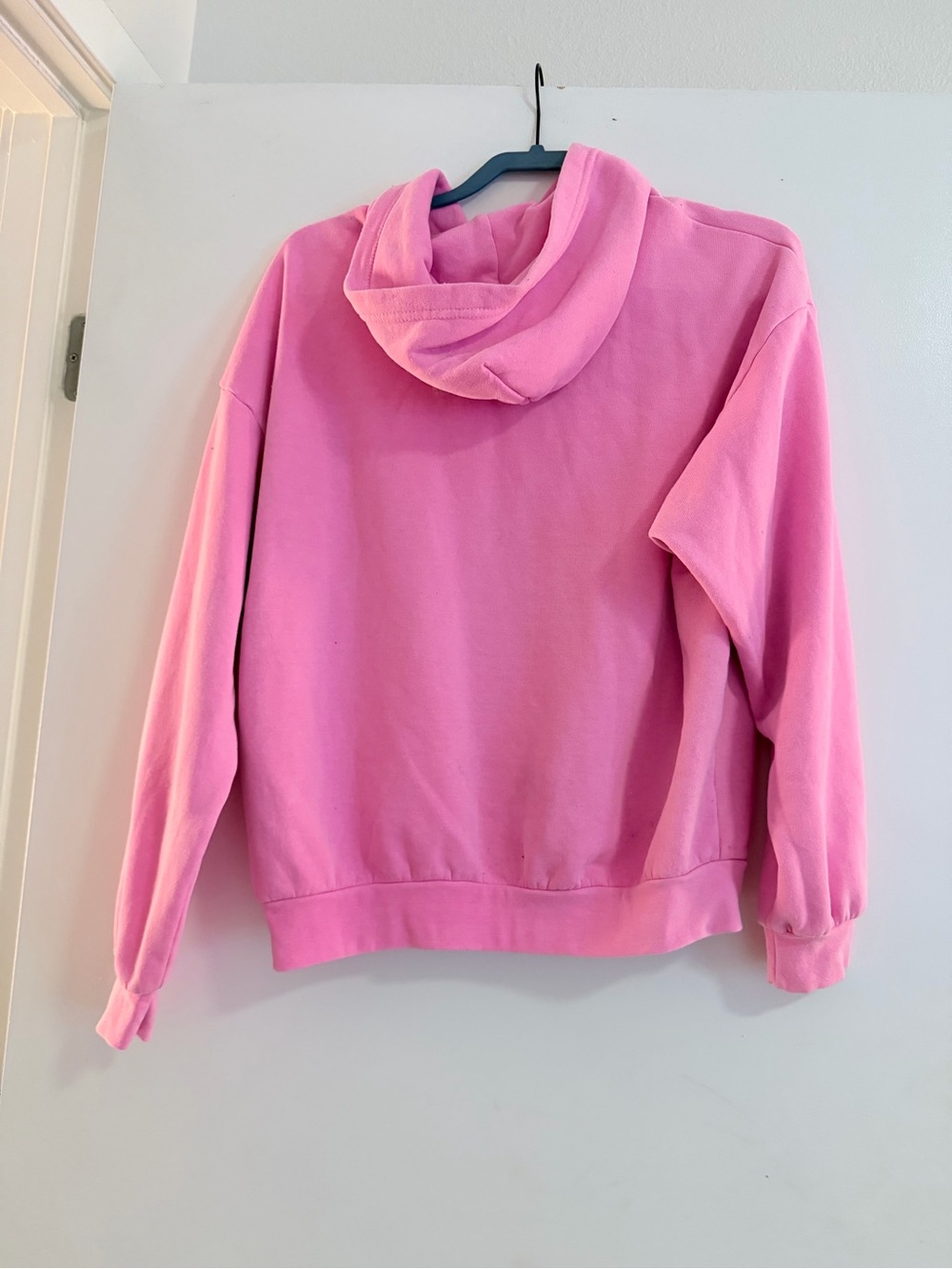 AVIATOR NATION BOLT STITCH RELAXED PULLOVER HOODIE - NEON PINK // NEON PURPLE - Picture 7 of 7